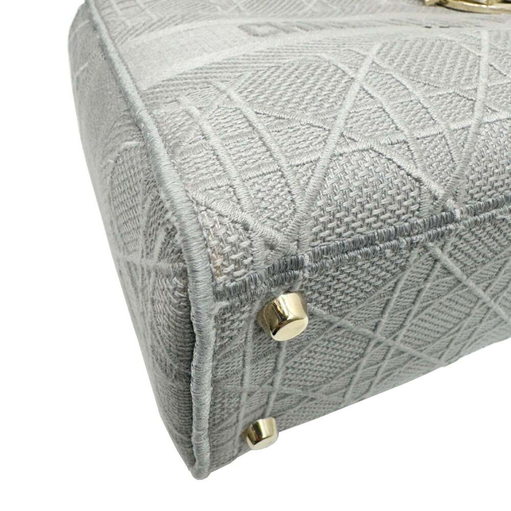 Christian Dior LADY D-LITE Medium Bag Cannage Embroidery Gray M0565OREY_M950 ... - Picture 6 of 16